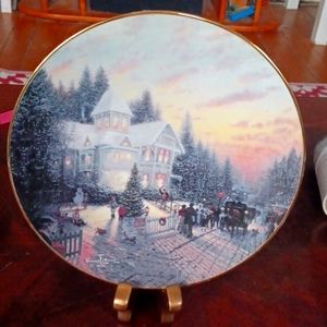 The magic of Christmas Thomas Kincade collectable plate 1634D